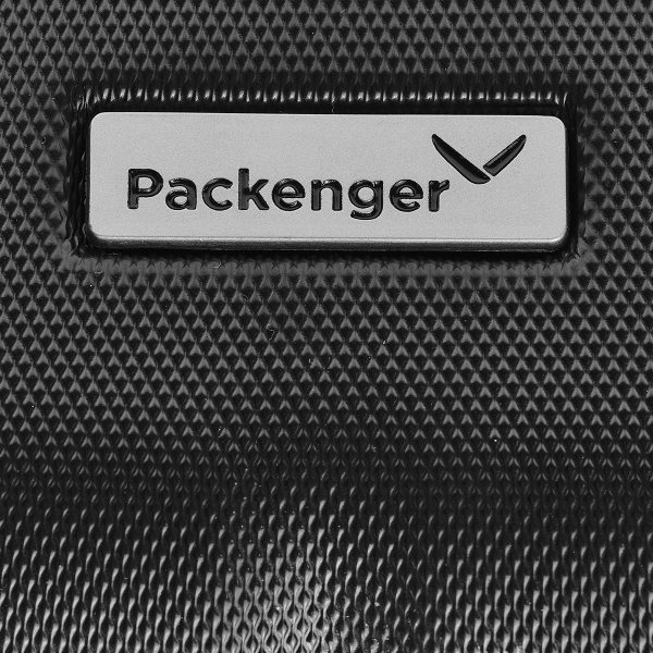 Packenger Kofferset Razor schwarz Logo