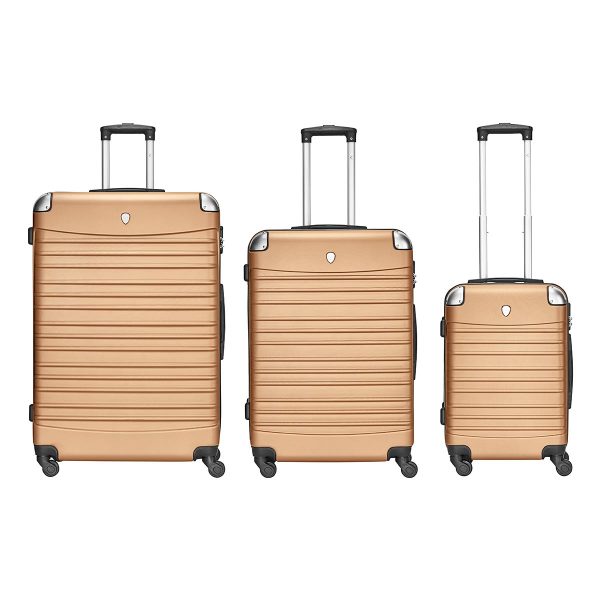 Packenger Set valise 3 pièces Travelstar couverture rigide (M, L & XL) -  ABS - 4